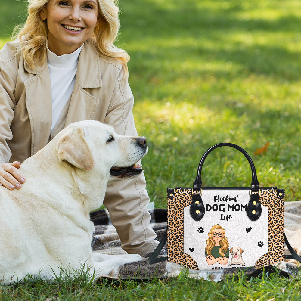 Dog Mom's Dream - Personalized Custom Leather Handbag for a Better Life