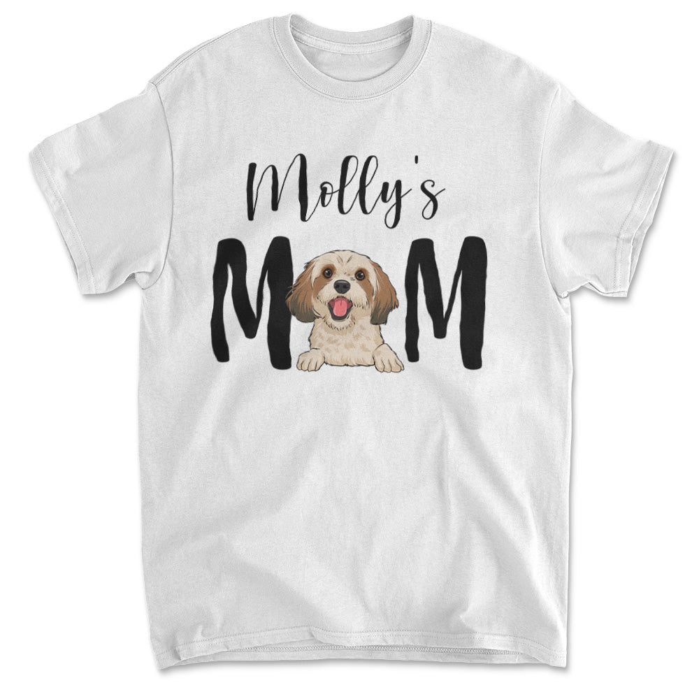 Personalized Custom Unisex Dog Mom/Dad T-shirt - Ideal Gift for Pet Lovers