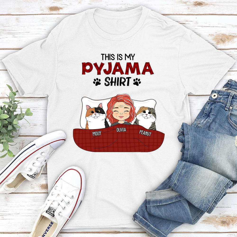 Personalized Custom Unisex Pet Pyjama T-shirt - Ideal Gift for Pet Lovers