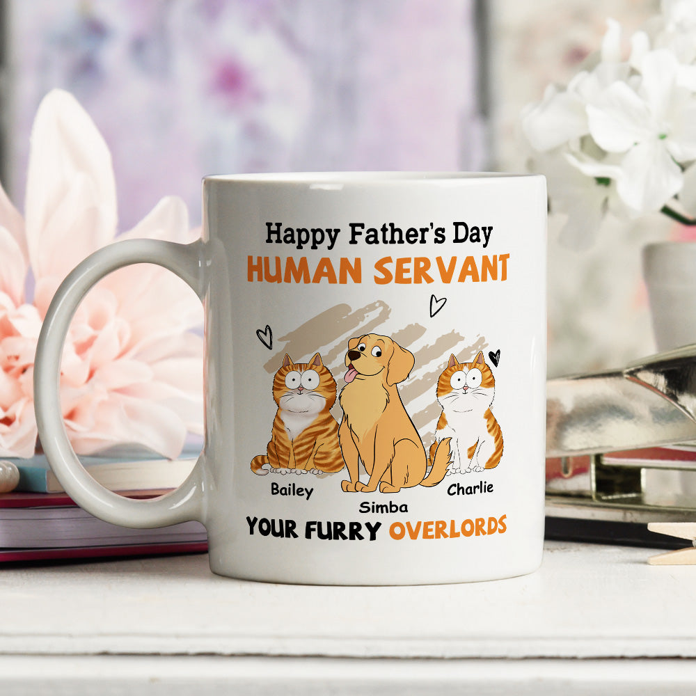 My Servant - Exquisite Personalized Custom Coffee Mug for Pet Lovers