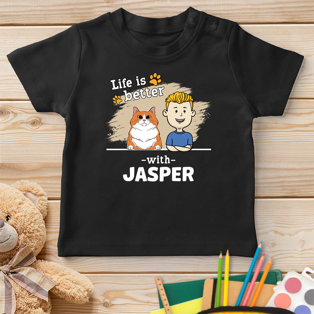 With Pet 2 - Unique Personalized Custom Youth T-shirt for Pet Lovers