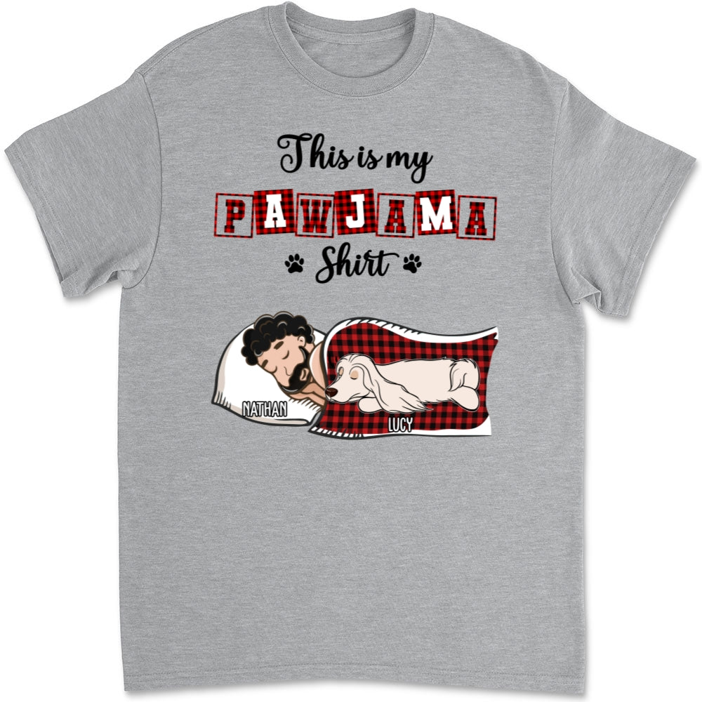 My Sleepshirt Ver Pet 2 - Personalized Custom Unisex 5.3 oz T-Shirt for Pet Lovers