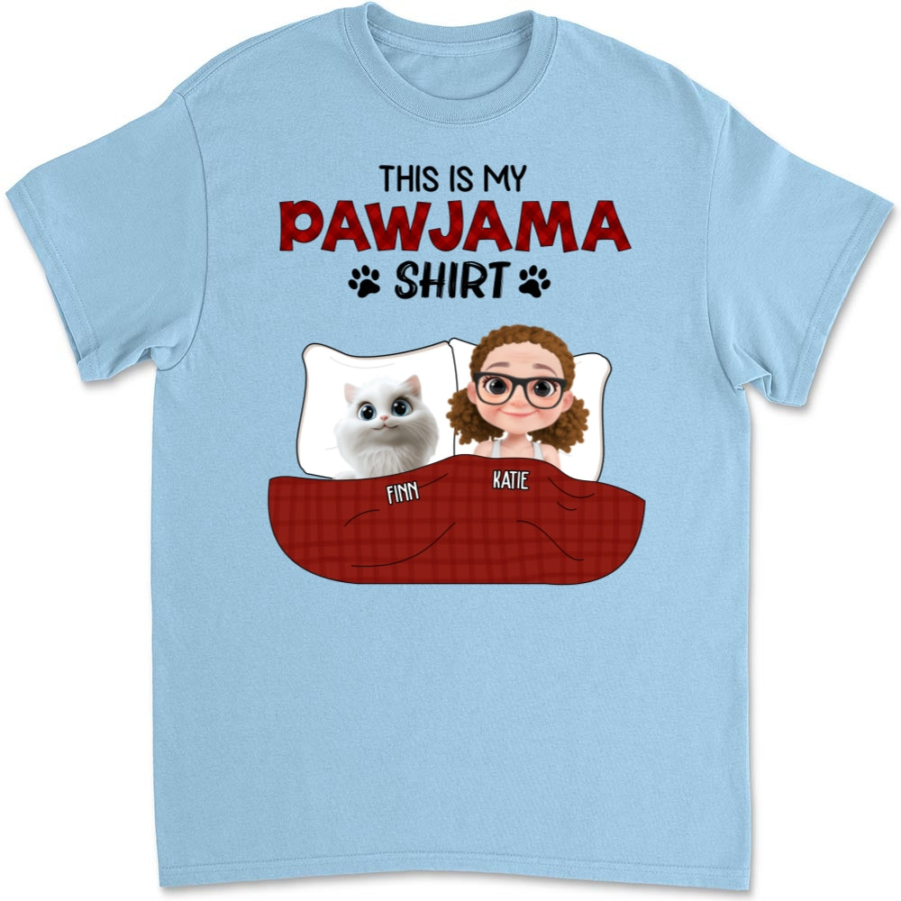 New Style Personalized Custom Unisex Pet Pawjama T-Shirt - Ideal Gift for Pet Lovers