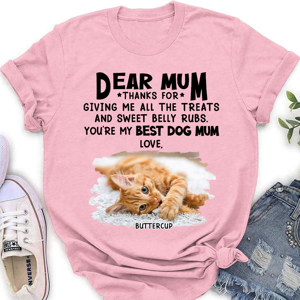 All The Treats - Exclusive Personalized Custom Women's T-shirt for Pet Lovers