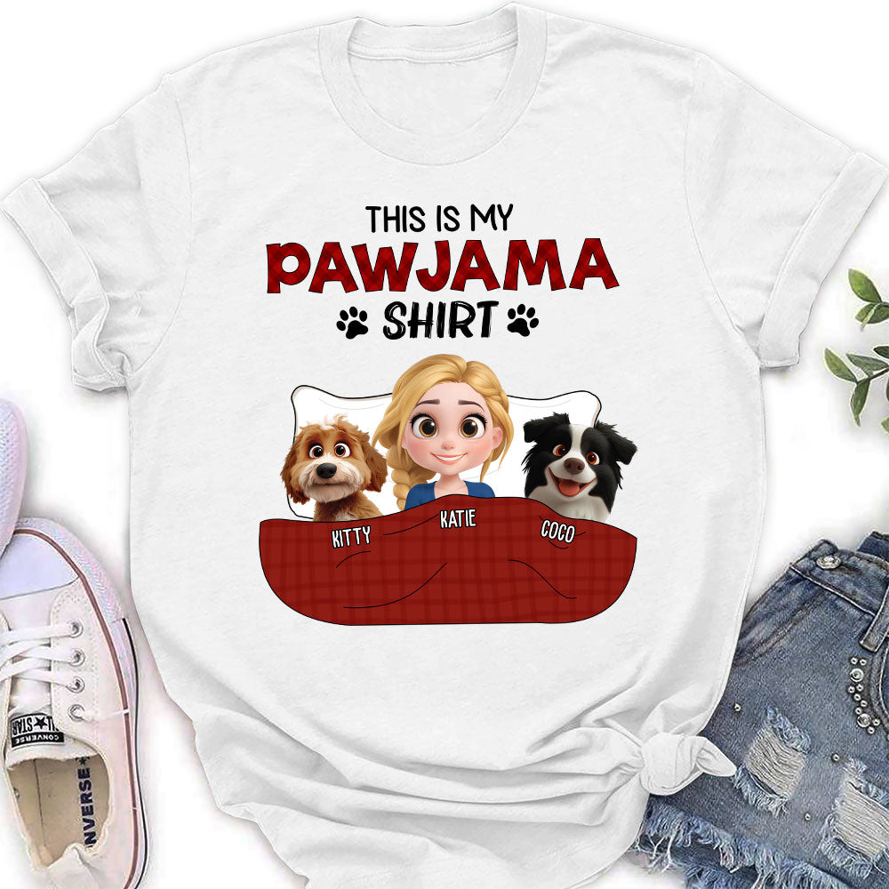 New Style Pawjama Personalized Custom Women's T-Shirt - Perfect Gift for Pet Lovers