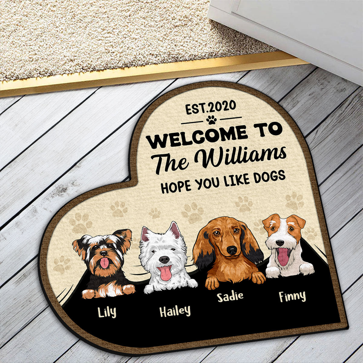 Personalized Custom Pet Doormat - The Ultimate Welcome for Your Home