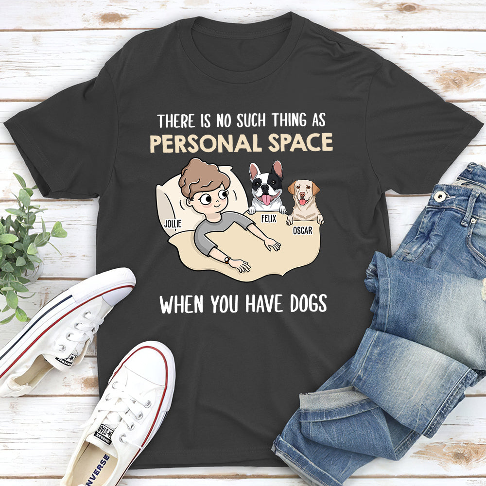 Personal Space 2 - Personalized Custom Unisex 5.3 oz T-shirt for Pet Lovers