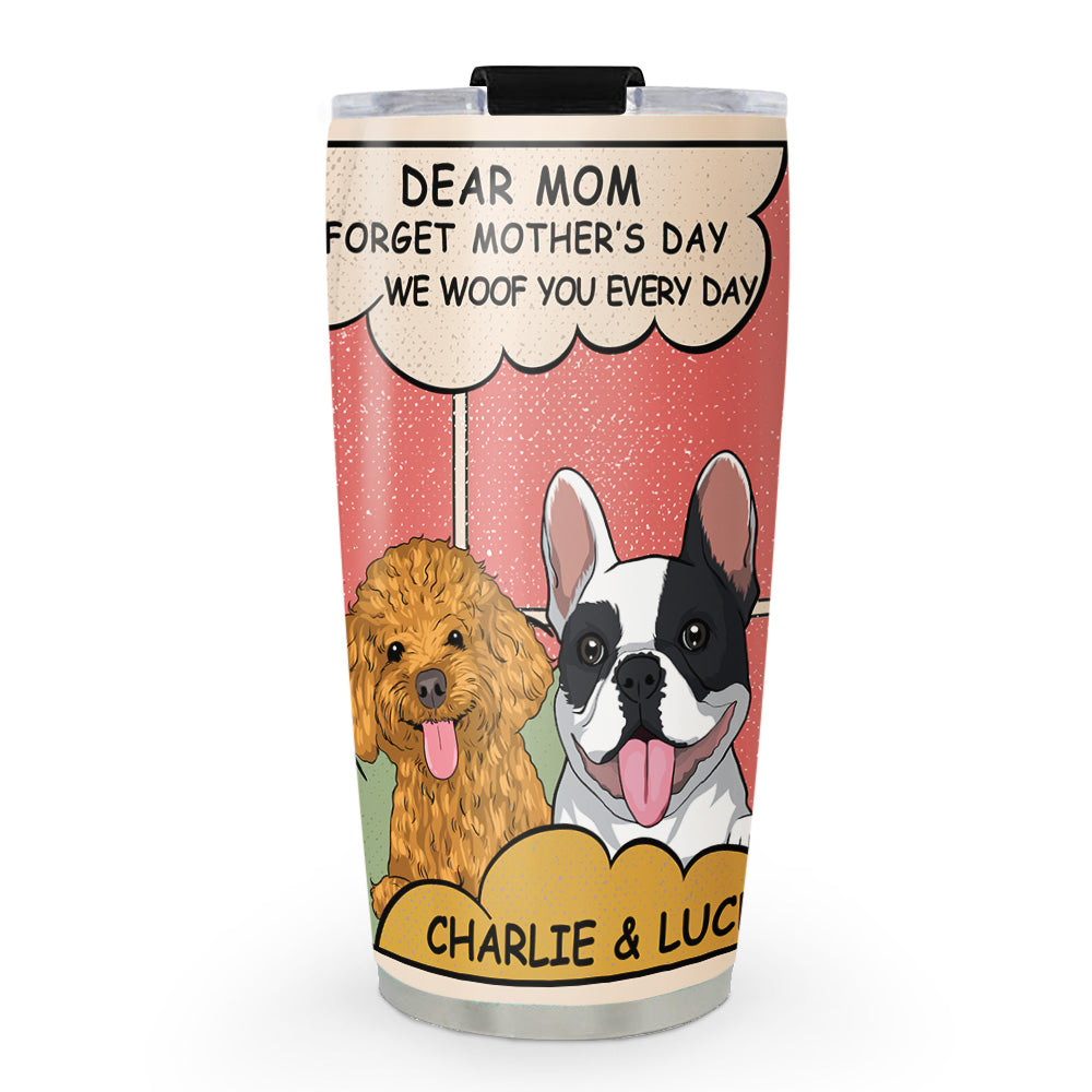 Woof You - Customizable Personalized 20oz Stainless Steel Tumbler with Thousands of Cool Designs