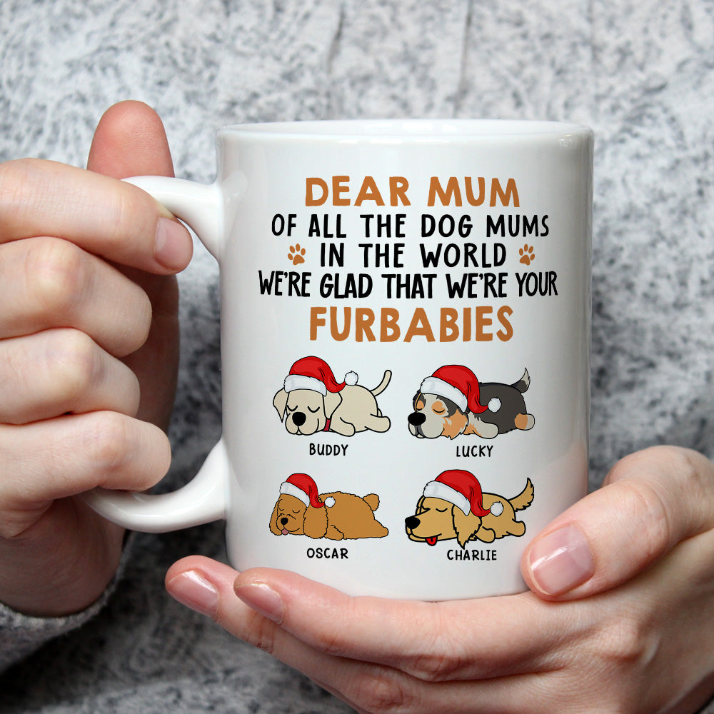 Glad To Be Your Furbaby - Personalized Custom 11oz and 15oz Coffee Mug for Pet Lovers
