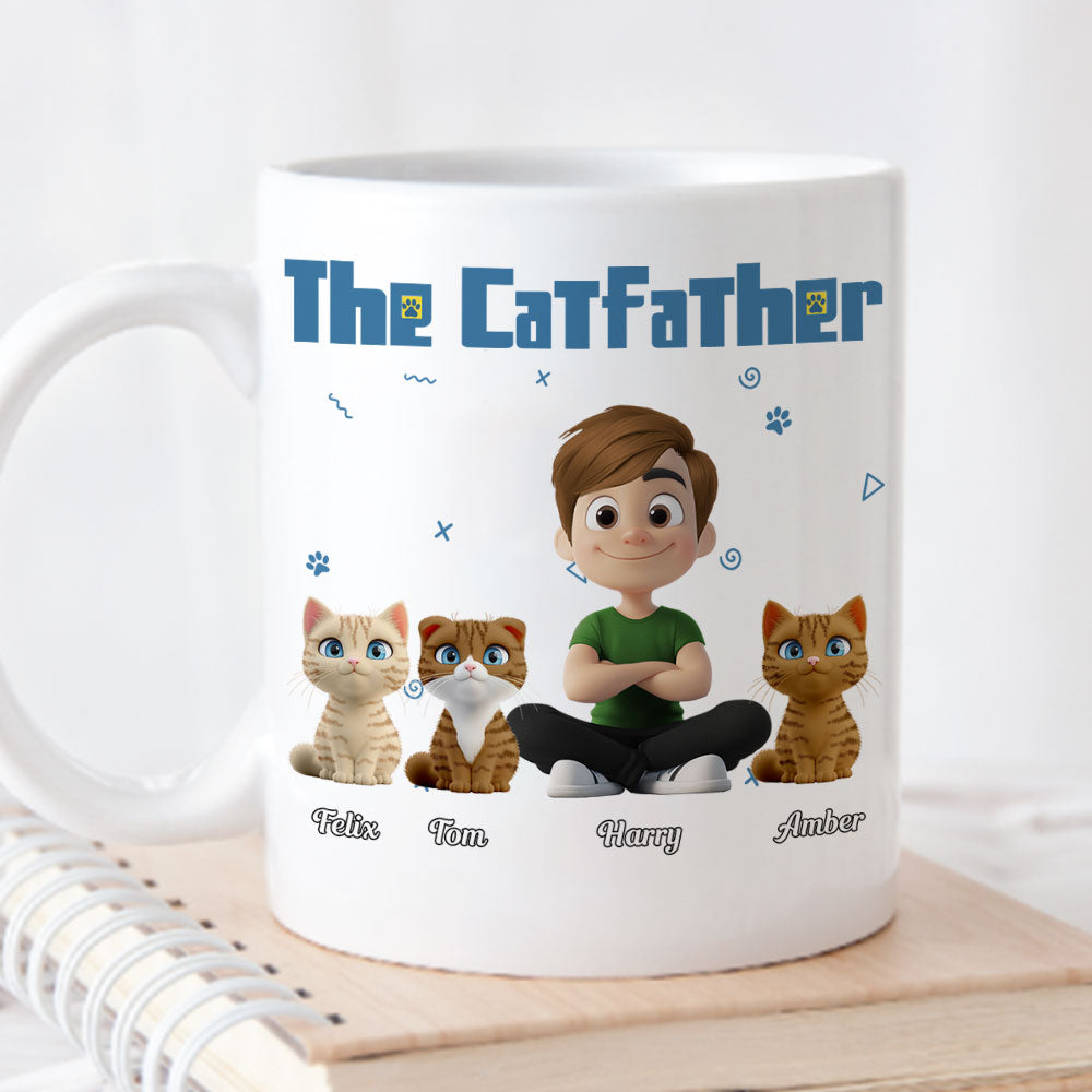 I Am The Catfather - Unique Personalized Custom Coffee Mug for All Beverages