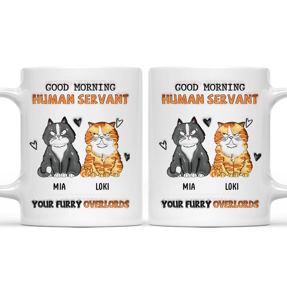 From Furry Overlords - Exclusive Personalized Custom 3D Inflated Effect Ceramic Mug in 11oz and 15oz Sizes