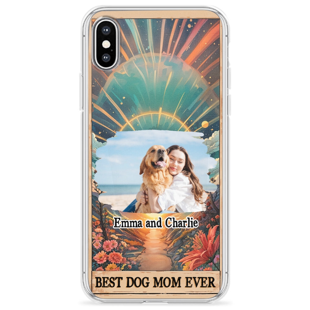 Personalized Custom Dog Mom Tarot Photo Smartphone Case - Ideal Gift for Dog Lovers