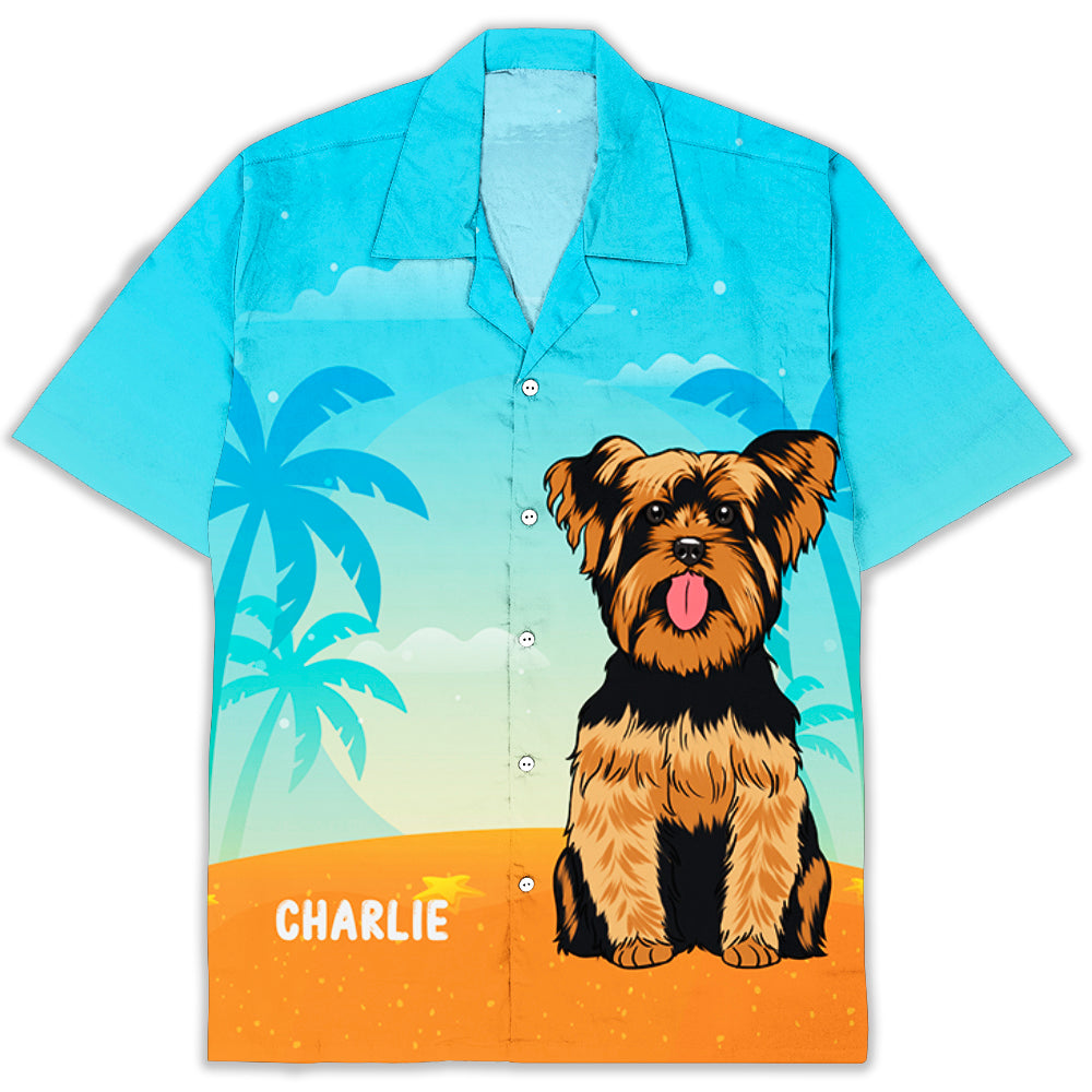 Unique Personalized Dog Hawaiian Aloha Custom Hawaiian Shirt - Ideal Gift for Pet Lovers