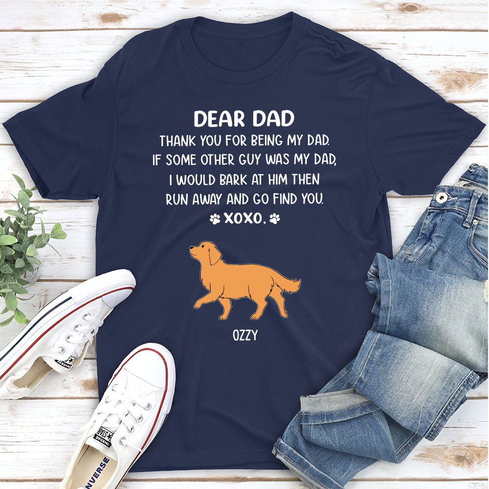 Dear Mom Xoxo 2 - Personalized Custom Unisex 5.3 oz T-shirt for Pet Lovers