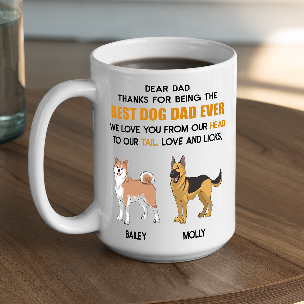 Head To Tail - Exclusive Personalized Custom Coffee Mug for Pet Lovers