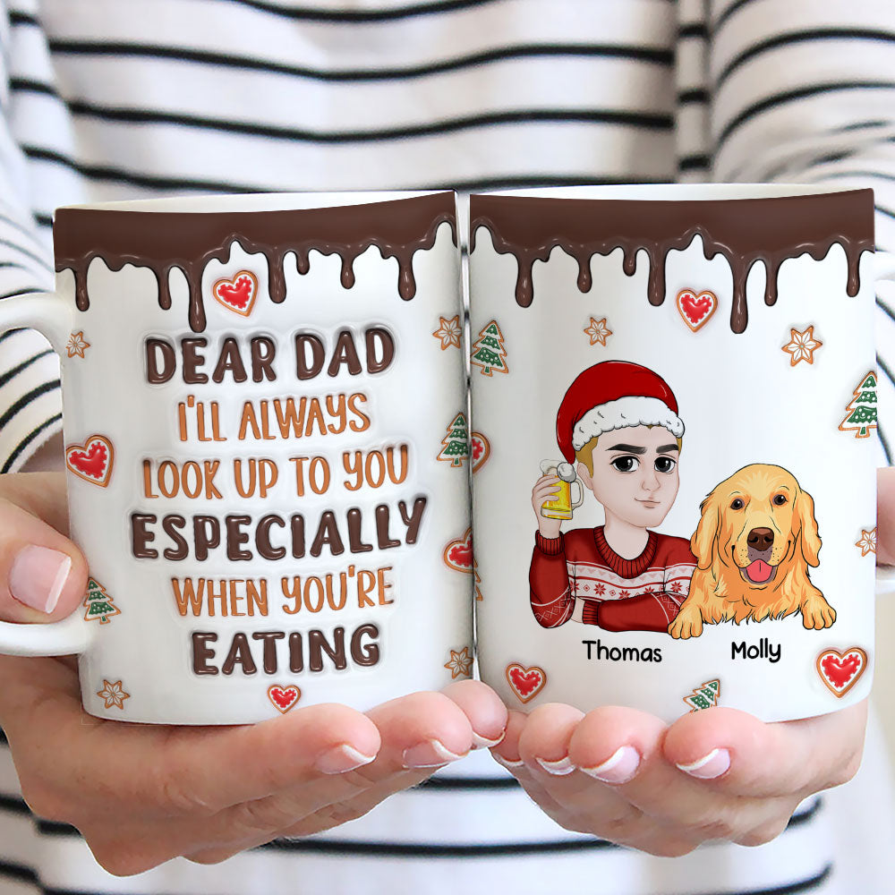 Personalized Custom 3D Inflated Effect Ceramic Mug - Ideal for All Beverages