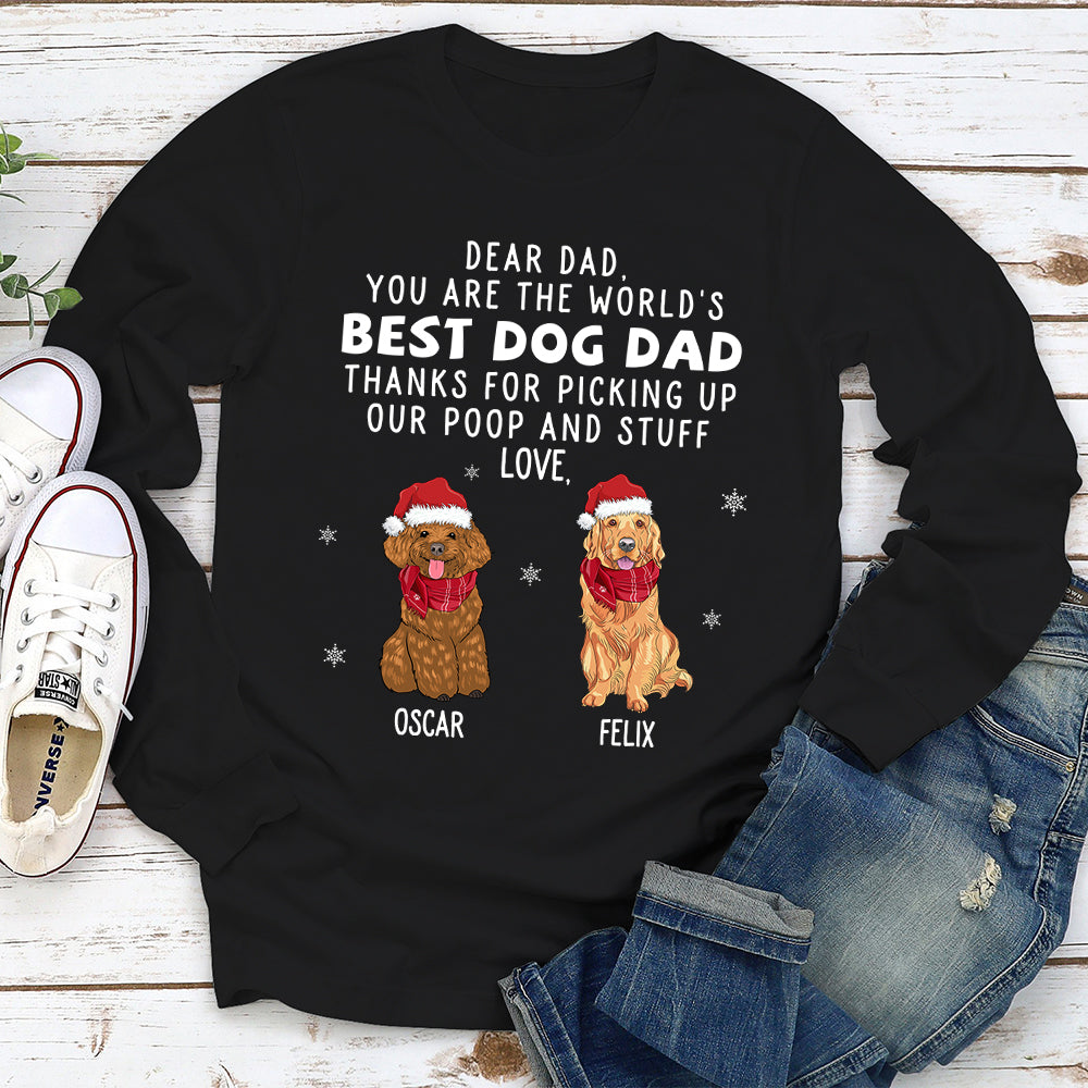 Thank You Dad/Mom - Premium Personalized Custom Long Sleeve T-shirt for Pet Lovers