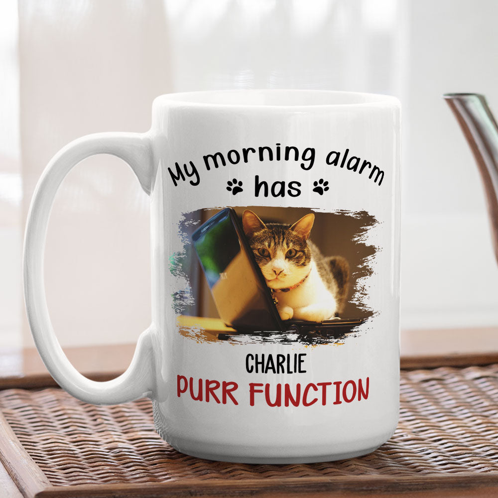 Purr Function - Premium Personalized Custom Coffee Mug for Pet Lovers