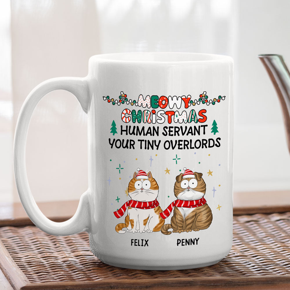 Meowy Christmas - Exclusive Personalized Custom Coffee Mug for Pet Lovers