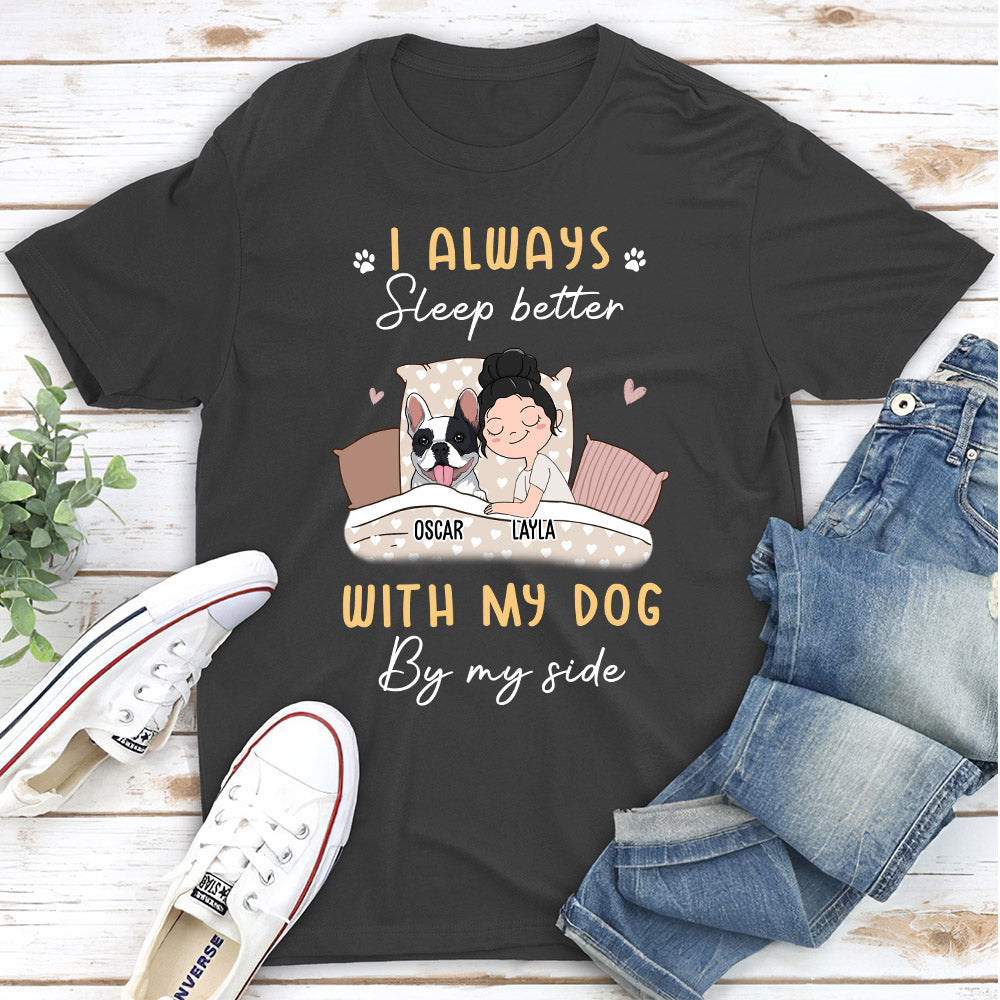 Sleep Better - Personalized Custom Unisex T-shirt for Pet Lovers