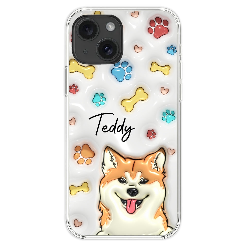 My Adorable Fur Baby - Personalized Custom 3D Inflated Effect Premium Phone Case for Smartphones