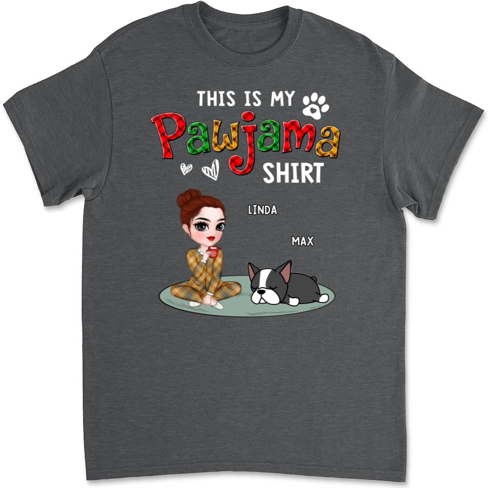 Pawjama Shirt Version 3 - Premium Personalized Custom Unisex 5.3 oz T-Shirt