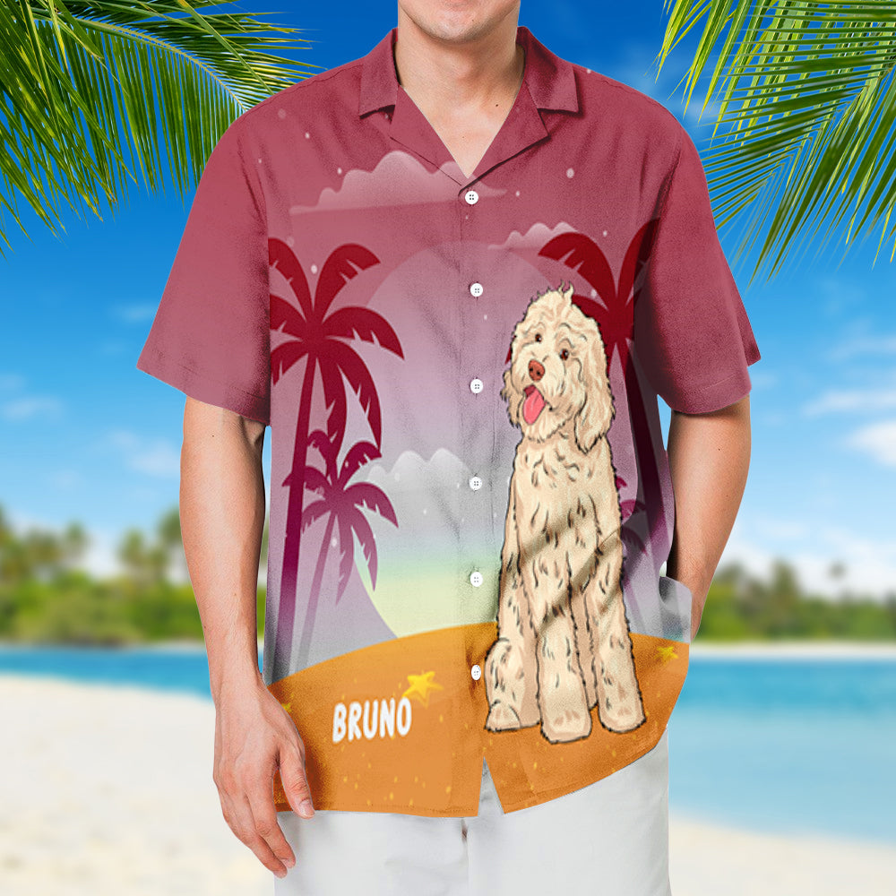 Unique Personalized Dog Hawaiian Aloha Custom Hawaiian Shirt - Ideal Gift for Pet Lovers