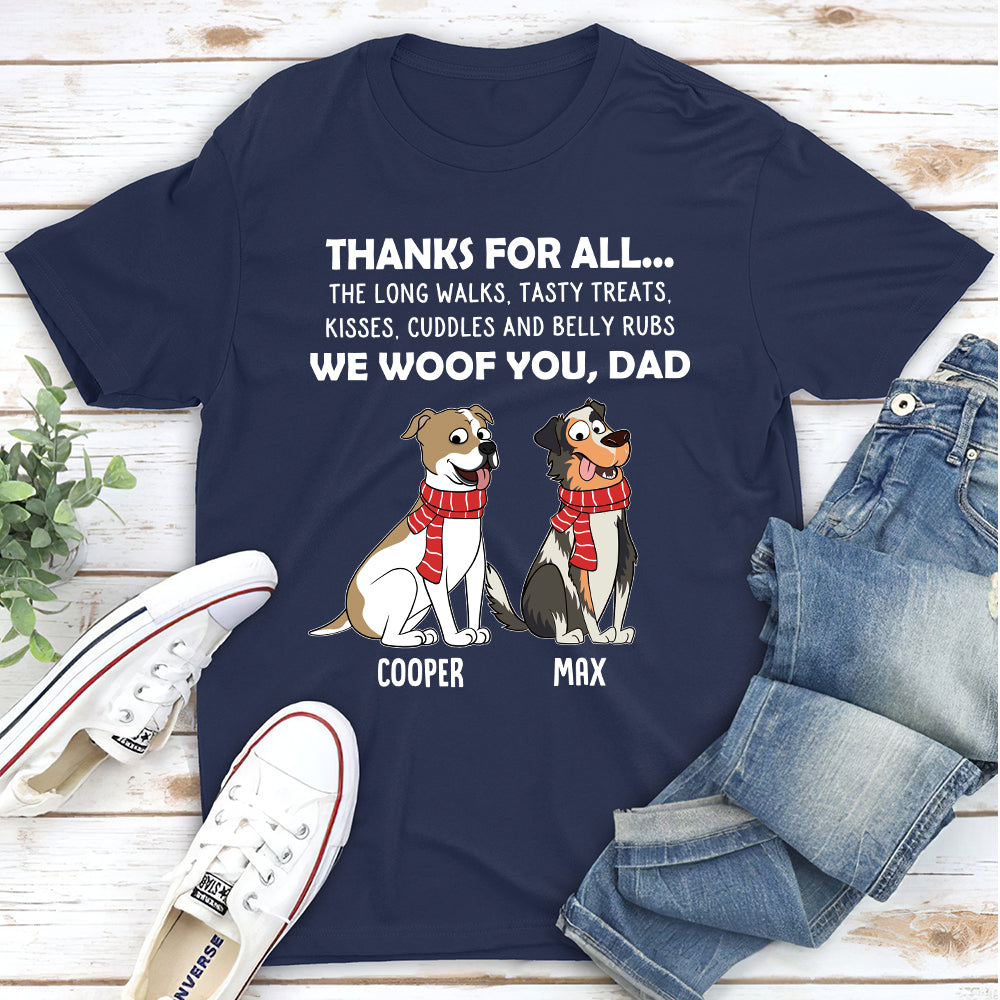 Thanks For All 2 - Personalized Custom Unisex T-shirt for Pet Lovers