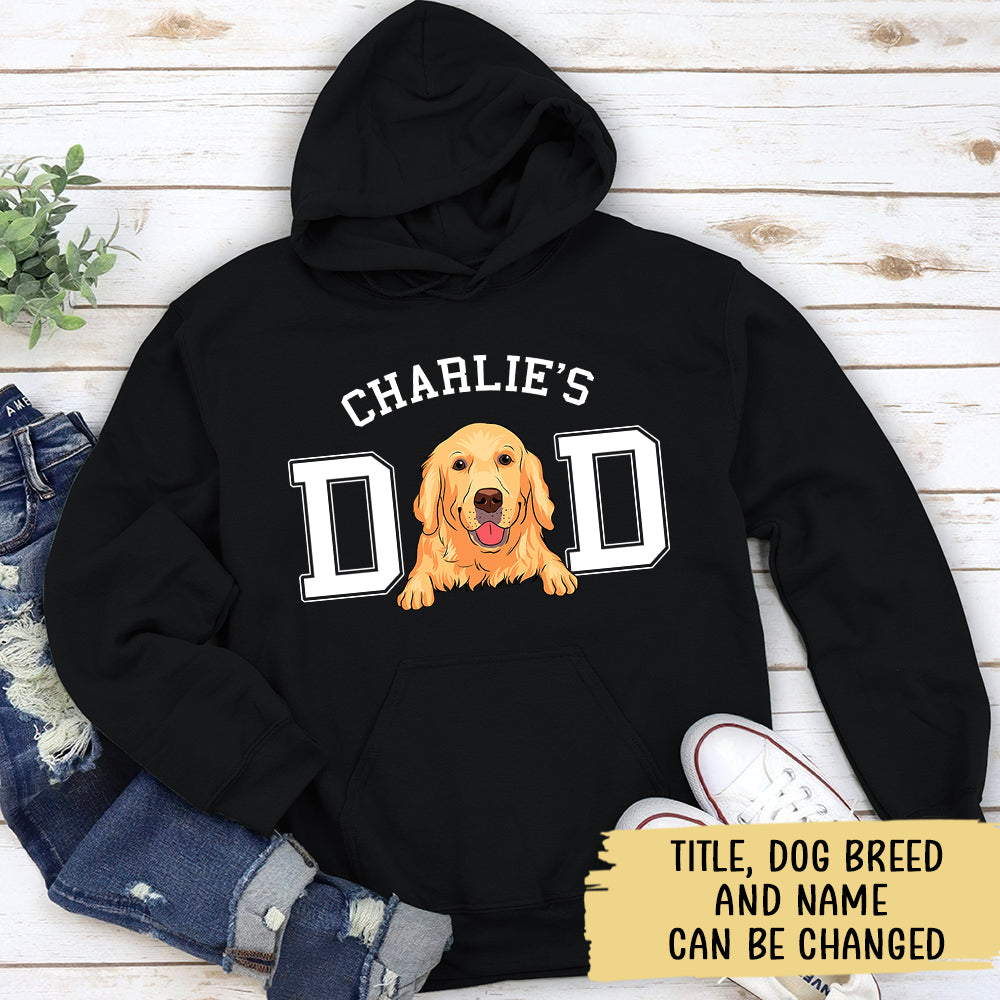 Personalized Custom Dog Dad/Mom Basic Hoodie - Ideal Gift for Pet Lovers