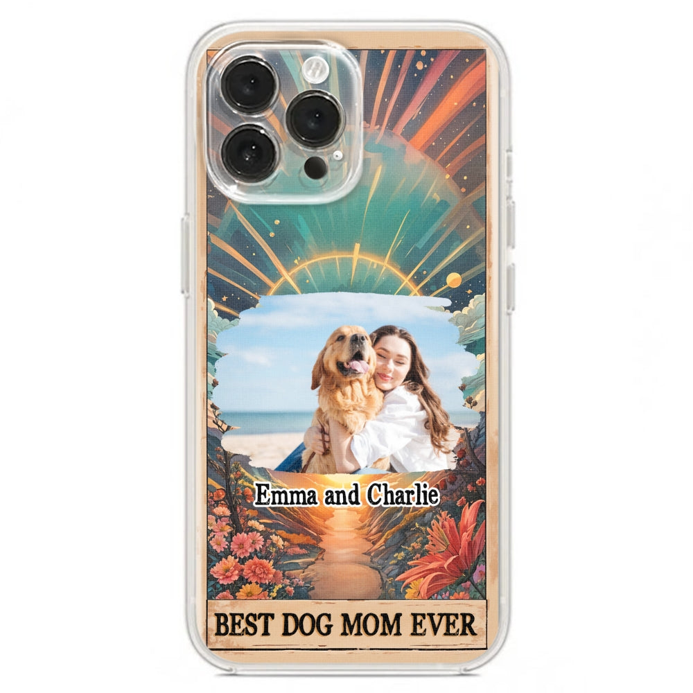 Personalized Custom Dog Mom Tarot Photo Smartphone Case - Ideal Gift for Dog Lovers