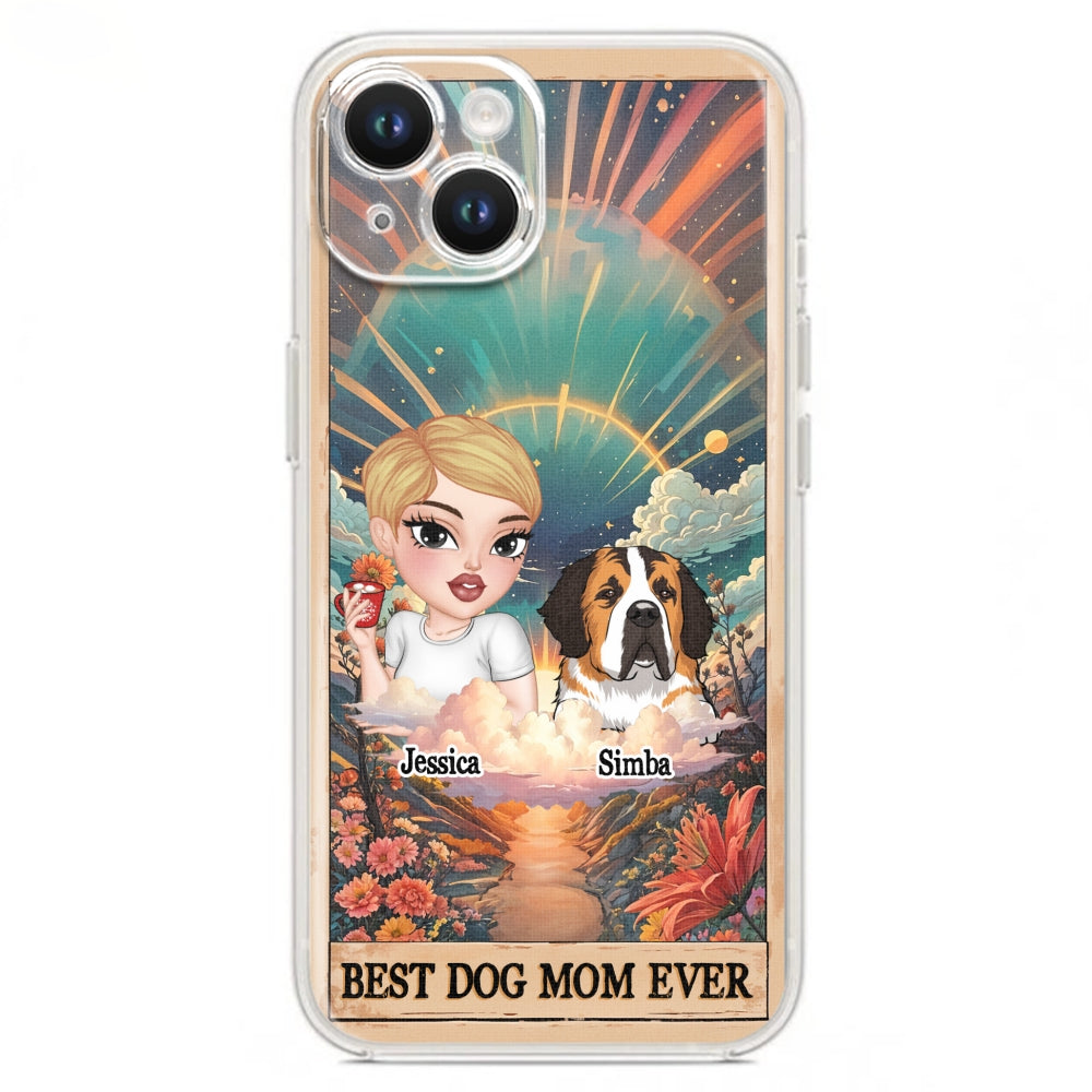 Customizable Dog Mom Tarot Personalized Phone Case - Ideal Gift for Canine - Loving Moms