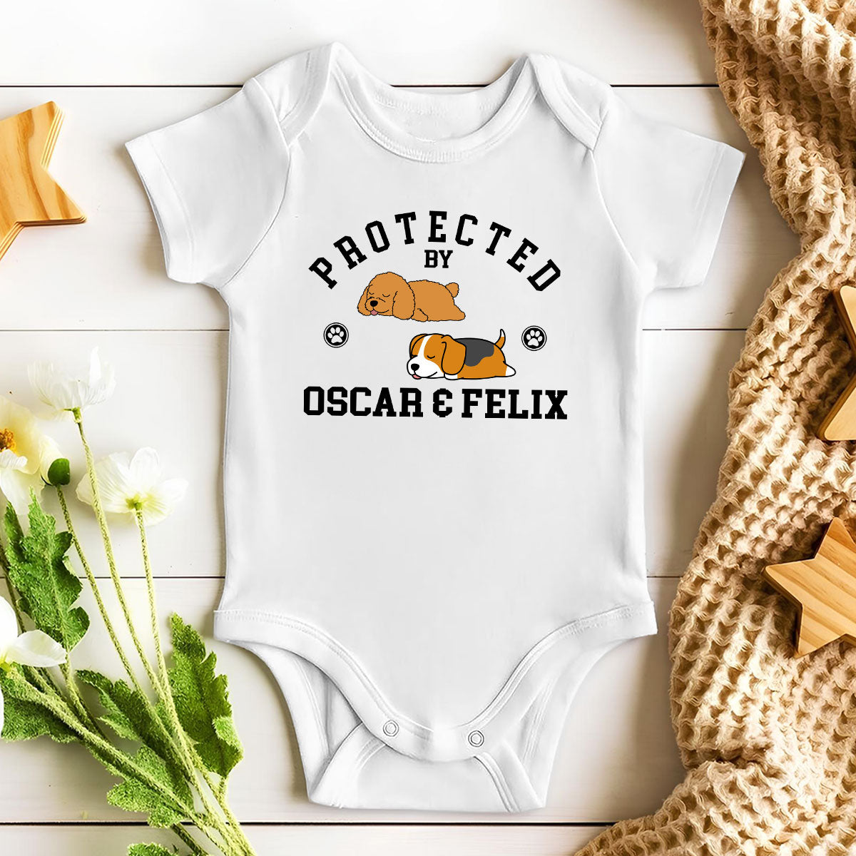 New Best Friend - Personalized Custom Baby Onesie: A Perfect Keepsake for Newborns