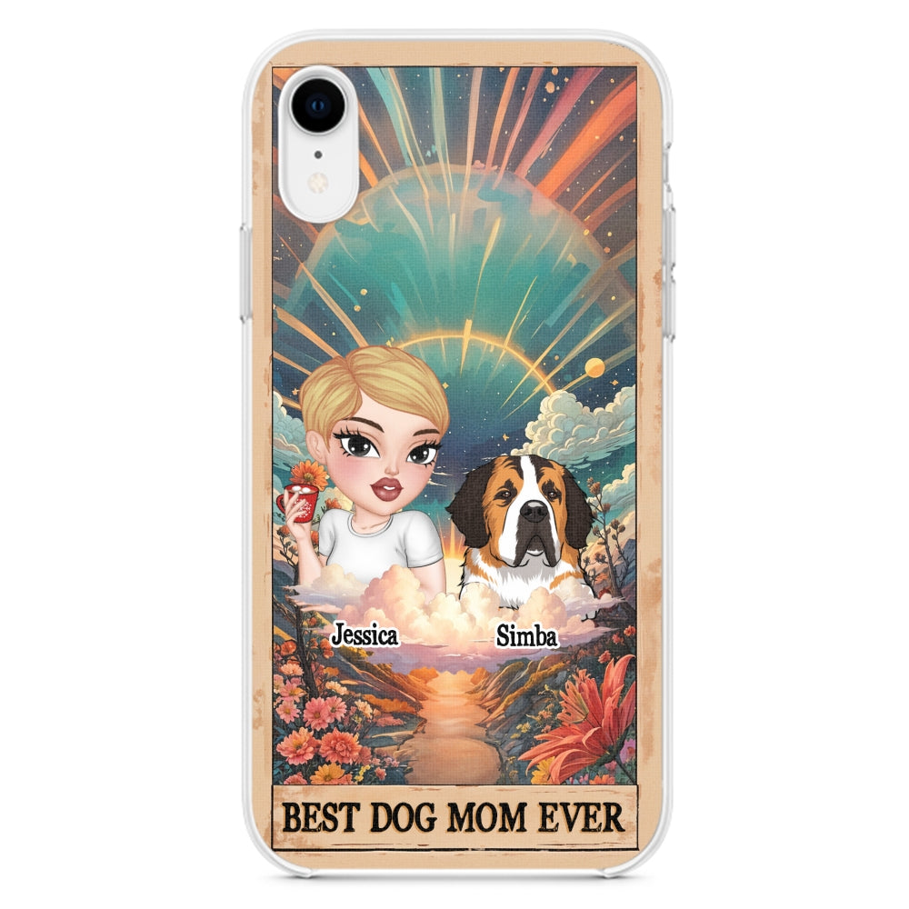 Customizable Dog Mom Tarot Personalized Phone Case - Ideal Gift for Canine - Loving Moms