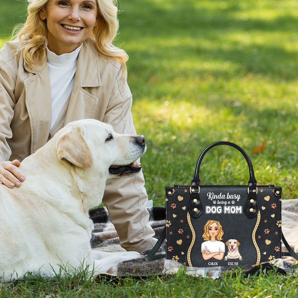 Being A Good Mom - Exquisite Personalized Custom Leather Handbag for Mothers