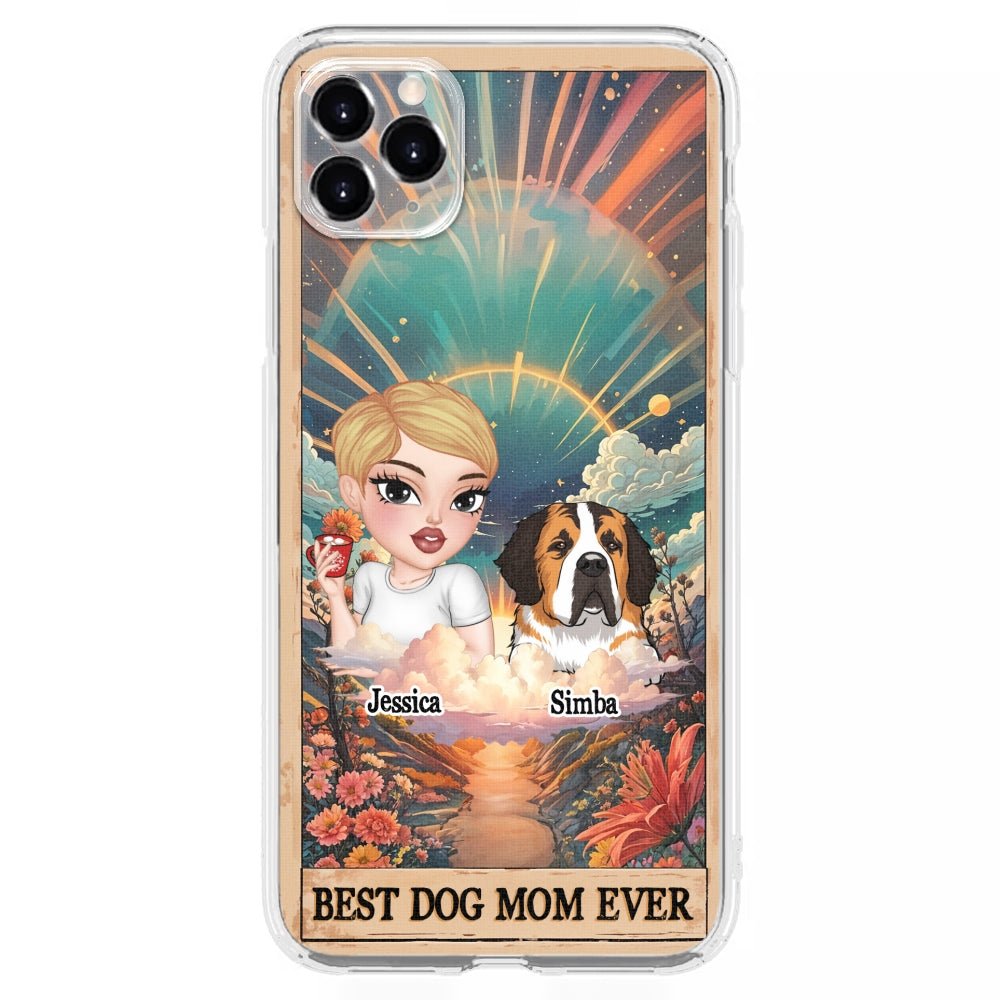Customizable Dog Mom Tarot Personalized Phone Case - Ideal Gift for Canine - Loving Moms