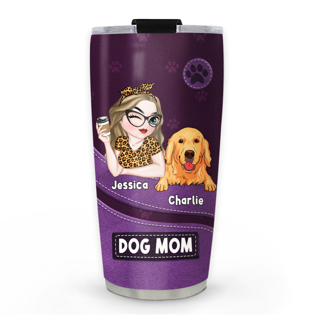 Life Is Better With Dogs - Personalized Custom 20oz Stainless Steel Tumbler with Thousands of Cool Designs