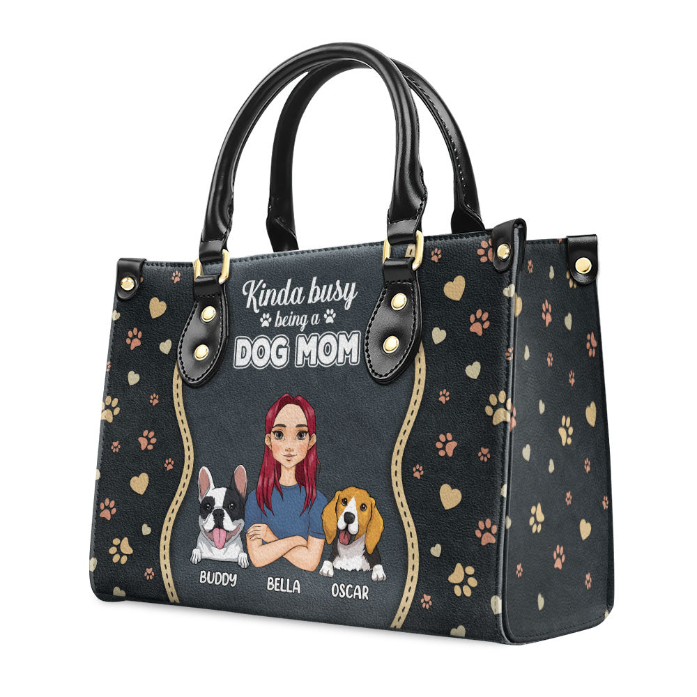 Being A Good Mom - Exquisite Personalized Custom Leather Handbag for Mothers