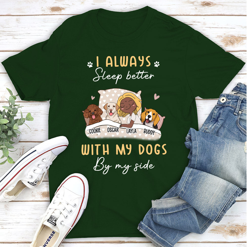 Sleep Better - Personalized Custom Unisex T-shirt for Pet Lovers