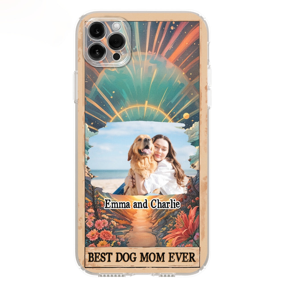 Personalized Custom Dog Mom Tarot Photo Smartphone Case - Ideal Gift for Dog Lovers