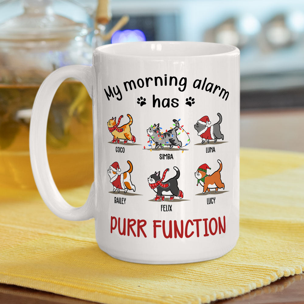 Purr Function - Premium Personalized Custom Coffee Mug for Pet Lovers