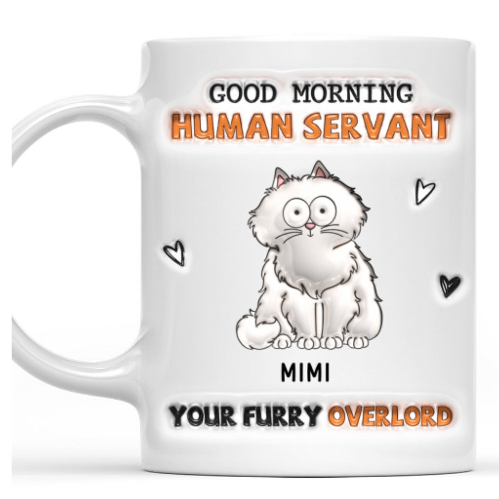 From Furry Overlords - Exclusive Personalized Custom 3D Inflated Effect Ceramic Mug in 11oz and 15oz Sizes