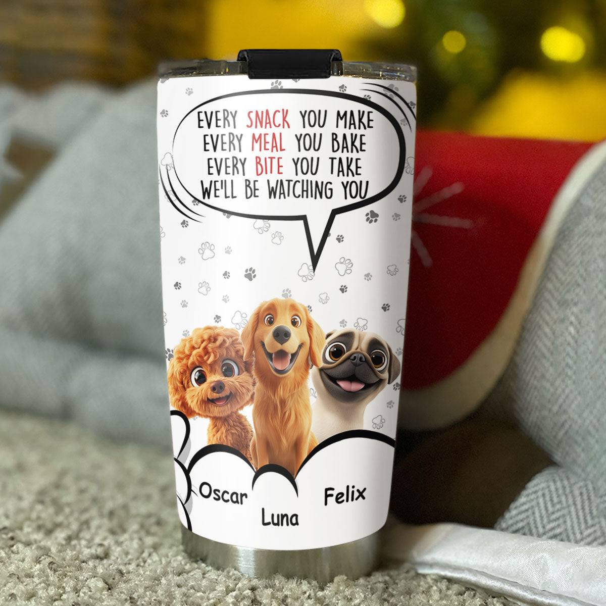 I Am Watching You - Customizable Personalized 20oz Stainless Steel Tumbler for Every Occasion