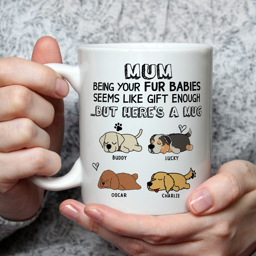 Personalized Custom Fur-themed Coffee Mug - Ideal Gift for Pet Lovers