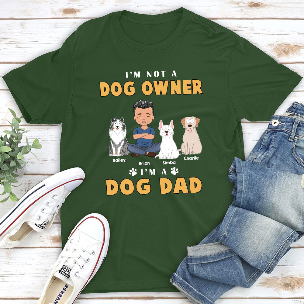 Dog Mom Funny Personalized Custom Unisex Cotton Blend T-shirt - Ideal Gift for Pet Lovers