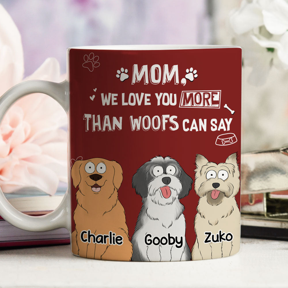 Than Woofs Can Say - Personalized Custom 11oz & 15oz Coffee Mug