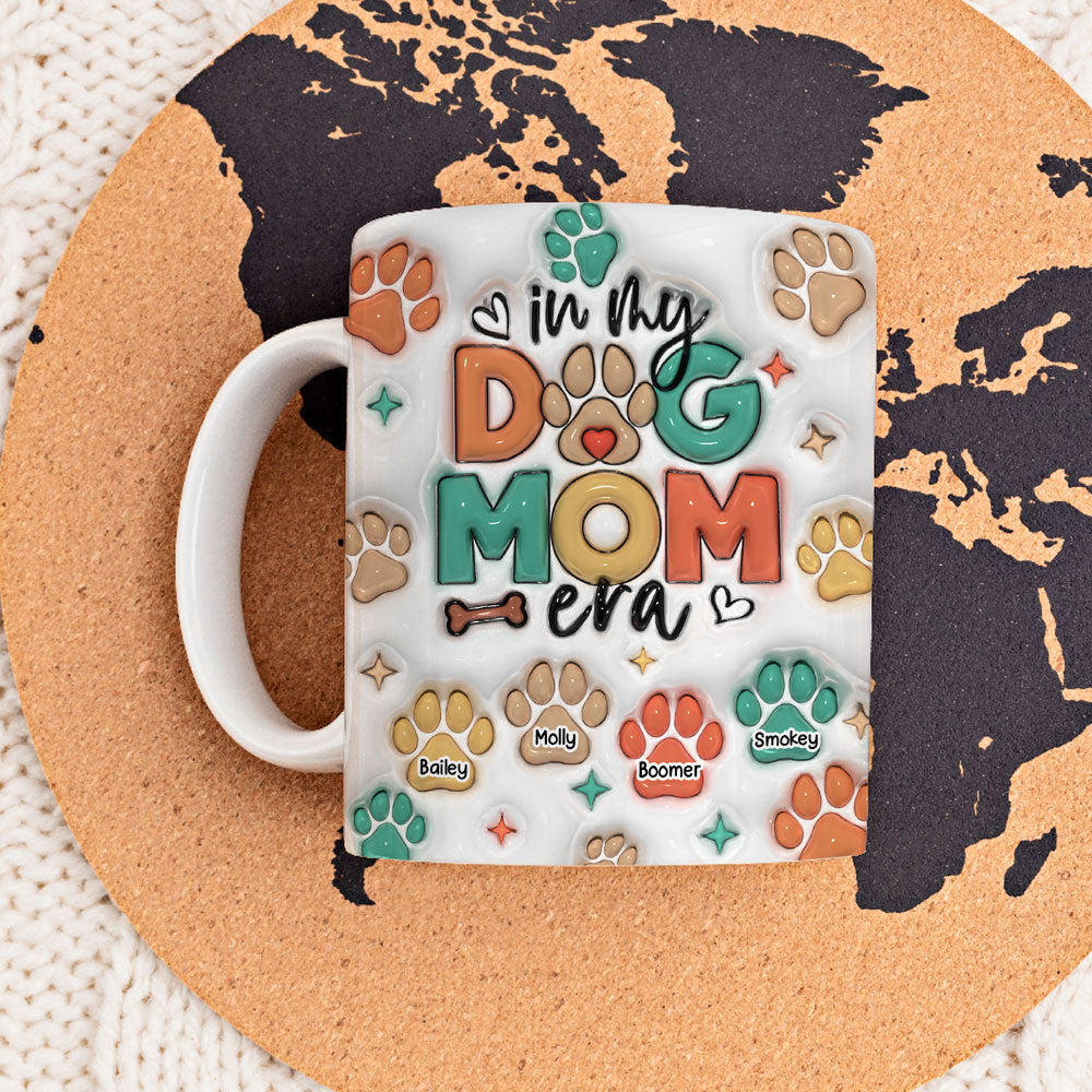 Dog Mom Era - Exquisite Personalized Custom 11oz Coffee Mug