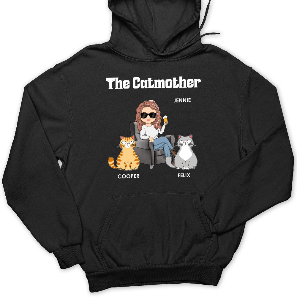 The Catmother - Exquisite Personalized Custom Unisex 8.0 oz Hoodie for Pet Lovers