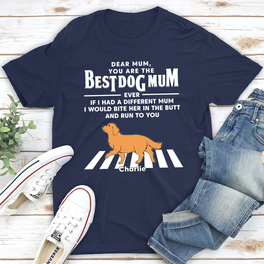 Personalized Custom Unisex 'Dogs Run To You' T-shirt - Ideal Gift for Pet Lovers