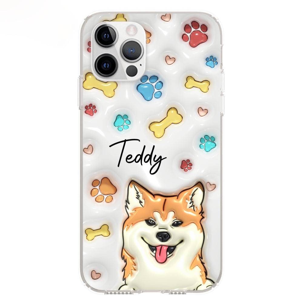 My Adorable Fur Baby - Personalized Custom 3D Inflated Effect Premium Phone Case for Smartphones