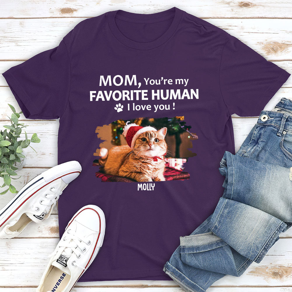 To My Human - Personalized Custom Unisex 5.3 oz T-shirt for Pet Lovers